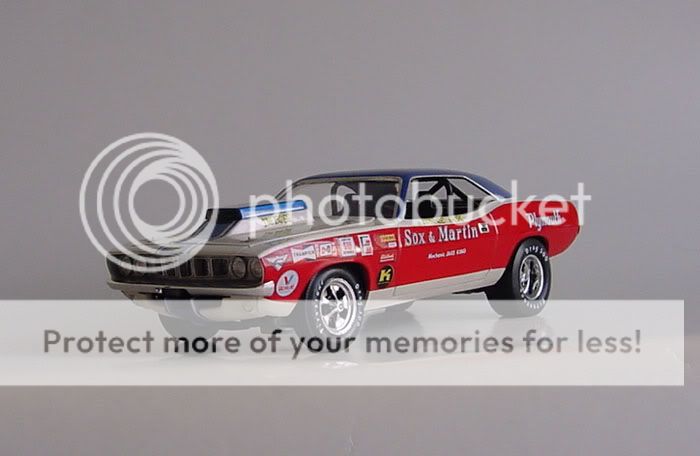 Slixx 1482 Sox & Martin 70/71 Cuda P/S-Ronnie Sox 1/24 1/25 WaterslideDrag Decal - Foto 10